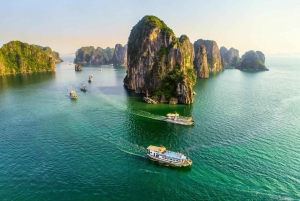 Vanuit Hanoi: Transfer naar of van Cat Ba eiland Dagelijkse bus