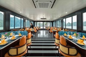 Hanoi/Cat Ba: cruzeiro de um dia pela Baía de Lan Ha com grutas escuras e claras