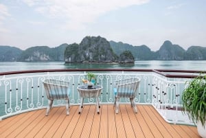 Hanoi/Cat Ba: cruzeiro de um dia pela Baía de Lan Ha com grutas escuras e claras