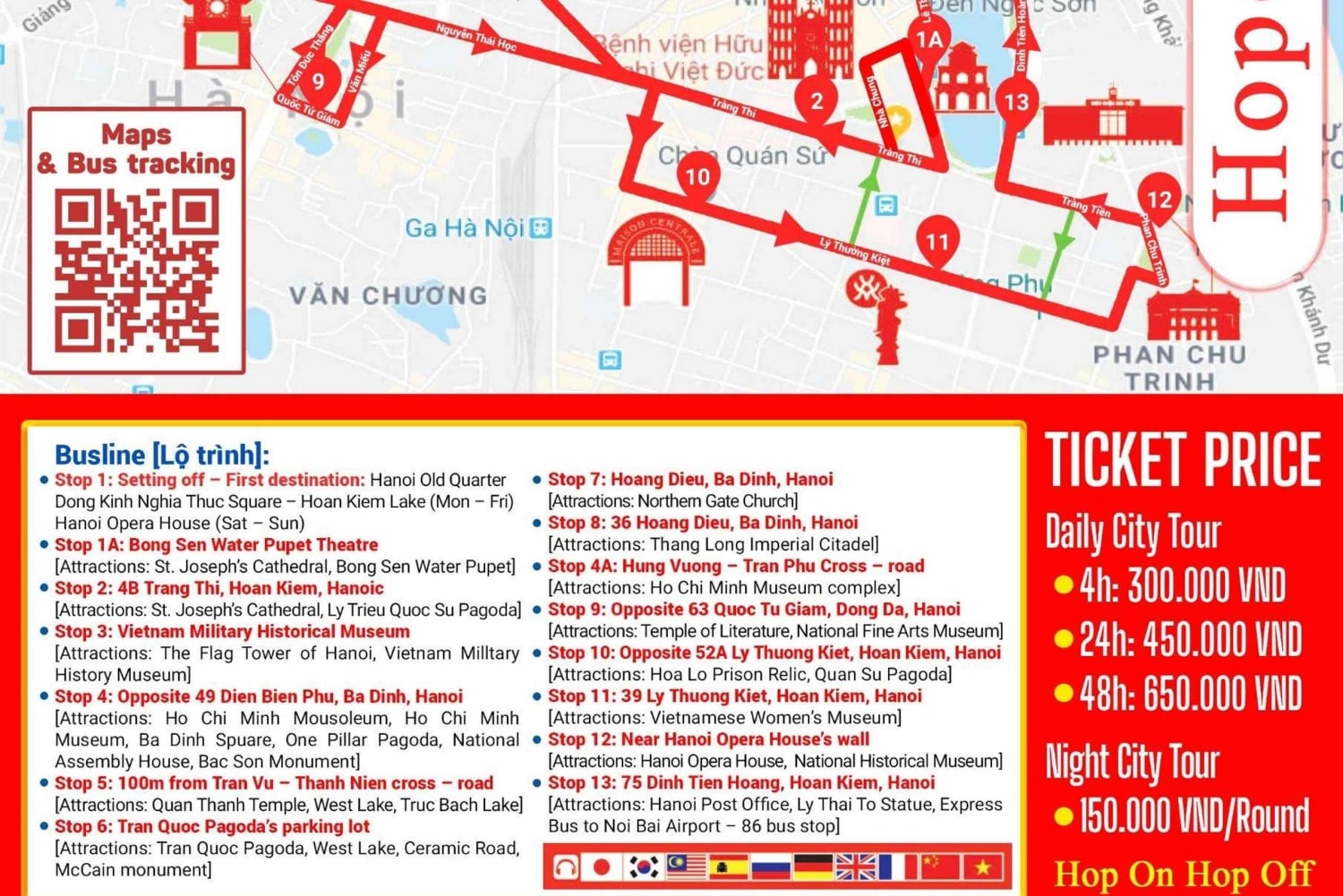 Hanoï : des siècles de temps forts en 1 heure en bus à toit ouvert
