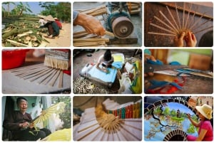 Hanoi: Chang Son Village Vifte- eller hattelaging, røkelseslandsby