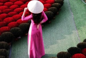 Hanoi: Chang Son Village Vifte- eller hattelaging, røkelseslandsby