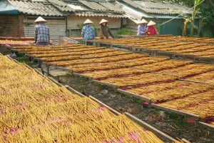 Hanoi: Chuongin kylän hattujen valmistus, suitsukekylä ja lounas