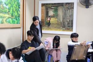 Hanoï : village de peintres Co Do ou village de l'encens, village de Hat