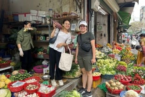 Hanoï : cours de cuisine, contes culturels, marché et transfert