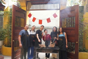 Hanói: Cozinha Rosa: Pho/Bun Cha/Nem + Café de Ovo/Sal grátis