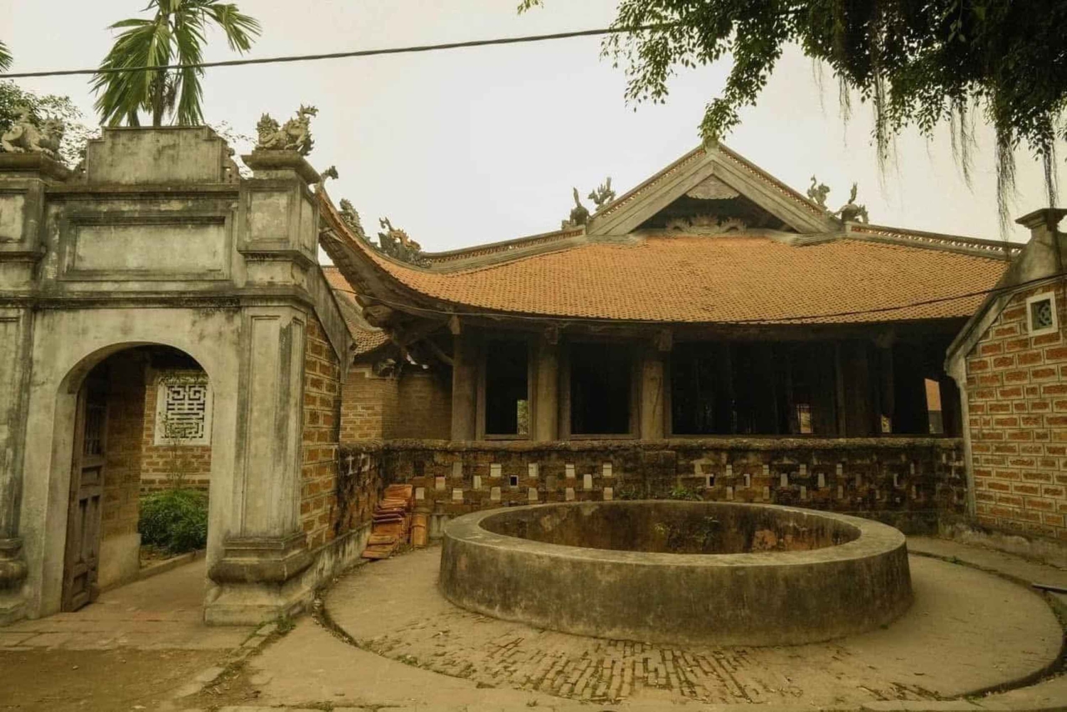 Hanoi-landskap og den gamle landsbyen Duong Lam