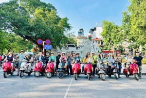 Hanoin maaseudun vintage-Vespa-kierros naisten opastuksella