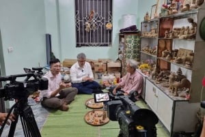 Wioska malarstwa Dong Ho w Hanoi i wioska tworzenia glinianych posągów