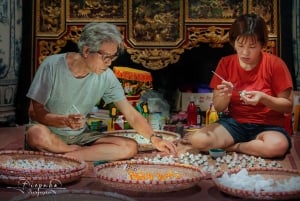 Wioska malarstwa Dong Ho w Hanoi i wioska tworzenia glinianych posągów