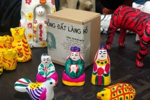 Wioska malarstwa Dong Ho w Hanoi i wioska tworzenia glinianych posągów
