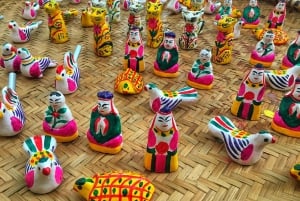 Wioska malarstwa Dong Ho w Hanoi i wioska tworzenia glinianych posągów