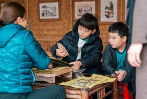 Wioska malarstwa Dong Ho w Hanoi i wioska tworzenia glinianych posągów