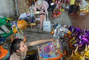 Hanoi: Dong Ho-malerbyen og Dau-pagoden med frokost