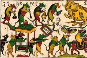 Hanoi: Dong Ho-malerbyen og Dau-pagoden med frokost