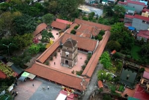 Hanoi: Dong Ho-malerbyen og Dau-pagoden med frokost