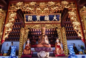 Hanoi: Dong Ho-malerbyen og Dau-pagoden med frokost