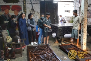 Hanoi: Du Du Sculpture Village or Hat & Incense Village