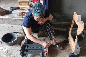 Hanoi: Du Du Sculpture Village or Hat & Incense Village