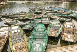 Hanoi: Utforska Tam Coc med bambubåt och besök fågelparken