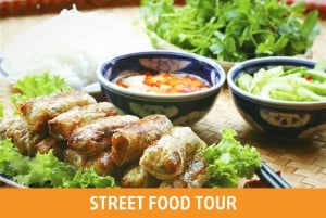 Hanoi: Food and Sightseeing Motorbike Tour met 7 proeverijen