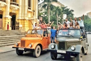Hanoi: Ruoka, kulttuuri, nähtävyydet ja hauskanpito - Army Jeep Tour: Food, Culture, Sightseeing and Fun - Army Jeep Tour