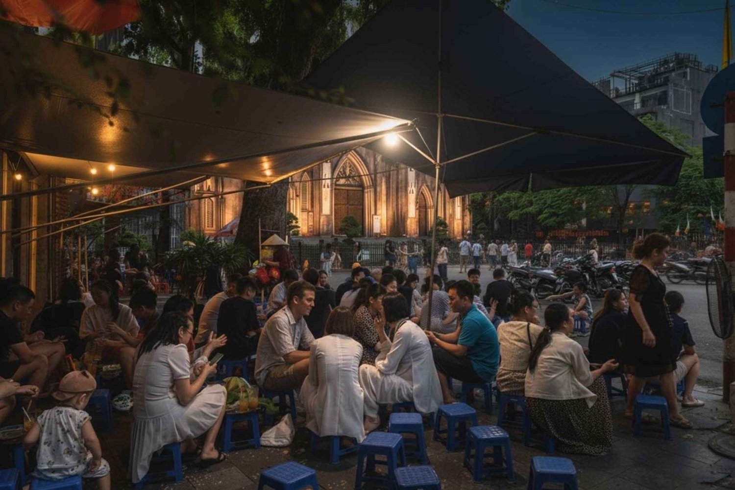 Hanoi Foodie Night Ride: fietsen, eten, herhalen