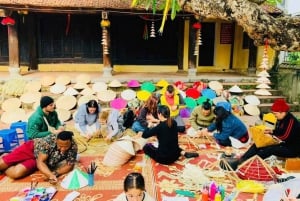 Hanoi: Guidad halvdagstur med tillverkning av rökelse och koniska hattar
