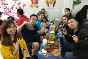 Hanoi: Guidad tur med gatumat