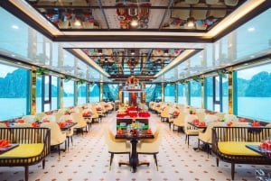 Ханой: дневной круиз Hercules 5* в бухте Халонг, «шведский стол» + джакузи