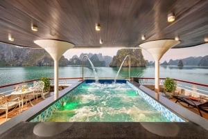 Hanoi: Ha Long Bay Hercules 5* Day Cruise, Buffet + Jacuzzi