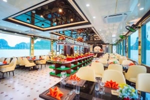 Hanoi: Ha Long Bay Hercules 5* Day Cruise, Buffet + Jacuzzi