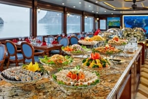 Hanoi: Ha Long Bay Hercules 5* Day Cruise, Buffet + Jacuzzi