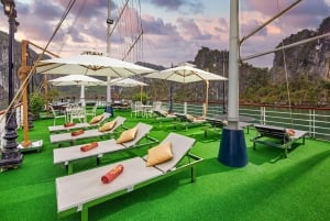 Hanoi: Ha Long Bay Hercules 5* Day Cruise, Buffet + Jacuzzi