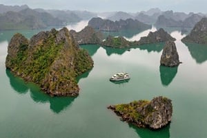 Hanoi: Ha Long Bay Hercules 5* Day Cruise, Buffet + Jacuzzi