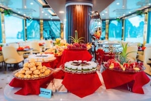 Hanoi: Ha Long Bay Hercules 5* Day Cruise, Buffet + Jacuzzi
