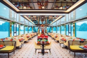 Hanoi: Ha Long Bay Hercules 5* Day Cruise, Buffet + Jacuzzi