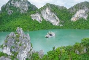 Hanoi: Ha Long Bay Hercules 5* Day Cruise, Buffet + Jacuzzi