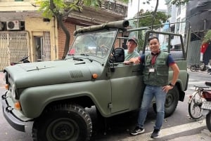 Hanoi: tour della città in jeep di mezza giornata, monumenti e cucina locale