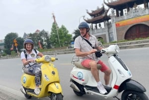Hanoi: Halvdags Vespa-tur: Förstäder och historia Co Loa Citadel