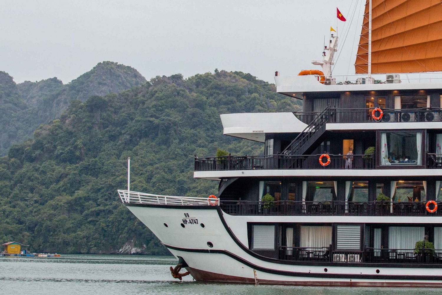 Hanói: Bahía de Halong Crucero de lujo de 2 días con balcón privado
