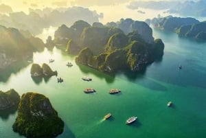 Hanoista: Halong Bay, Sung Sot ,Titop Island & Luon Cave (Luon-luola)