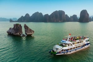 Hanoi : Halong-Ausflug 5-Sterne-Luxuskreuzfahrt mit Buffet