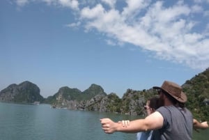 Hanoi: Halong, Lan Ha Bay Cruise sykling, kajakkpadling, måltider, buss