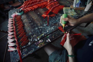 Hanoi: Käsiviuhkakylä ja bambu-sudenkorentokylä & lounas