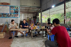 Hanoi: Käsiviuhkakylä ja bambu-sudenkorentokylä & lounas