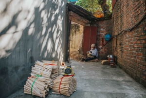 Hanoi: Käsiviuhkakylä ja bambu-sudenkorentokylä & lounas