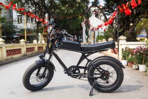 Tour di un giorno in e-bike: patrimonio e vita locale di Hanoi
