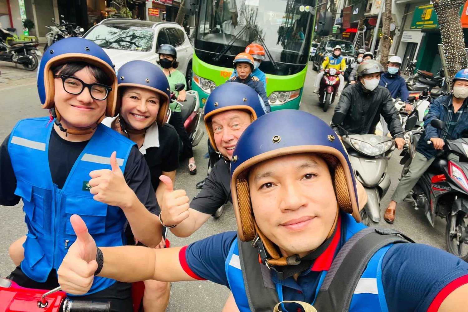 Hanoi Highlights Vespa Tour Half-day with Street Food & Fun
