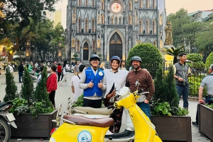 Hanoi Highlights Vespa Tour Half-day with Street Food & Fun
